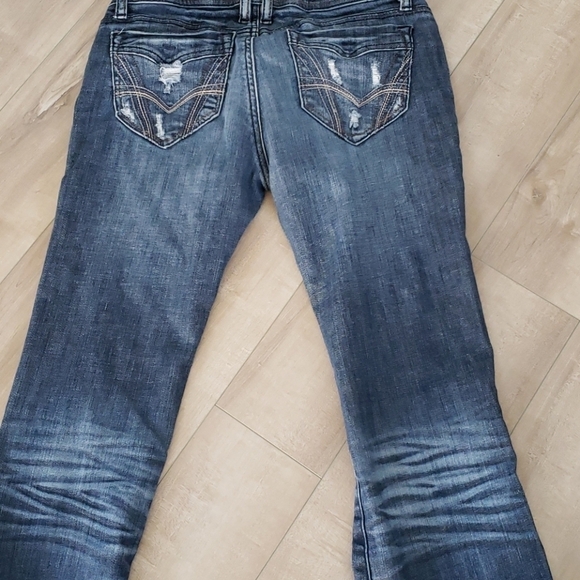 🌟 Host Pick 🌟 LA Idol USA/women's distressed jeans - Picture 3 of 3
